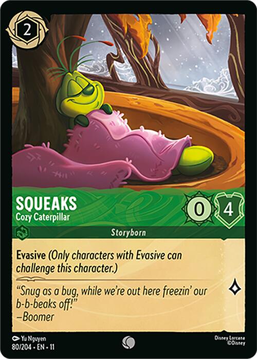 Squeaks - Cozy Caterpillar (80/204) [Winterspell] | Black Swamp Games