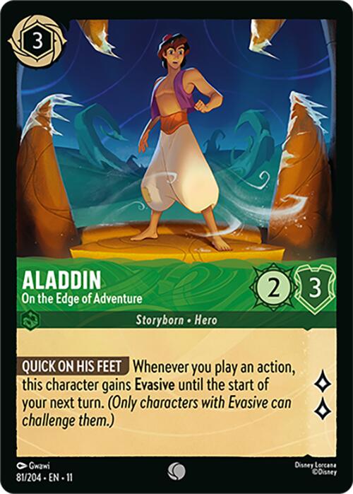 Aladdin - On the Edge of Adventure (81/204) [Winterspell] | Black Swamp Games