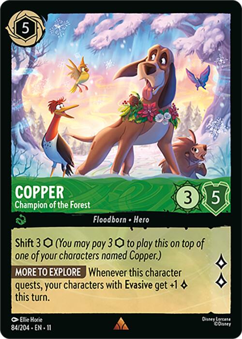 Copper - Champion of the Forest (84/204) [Winterspell] | Black Swamp Games