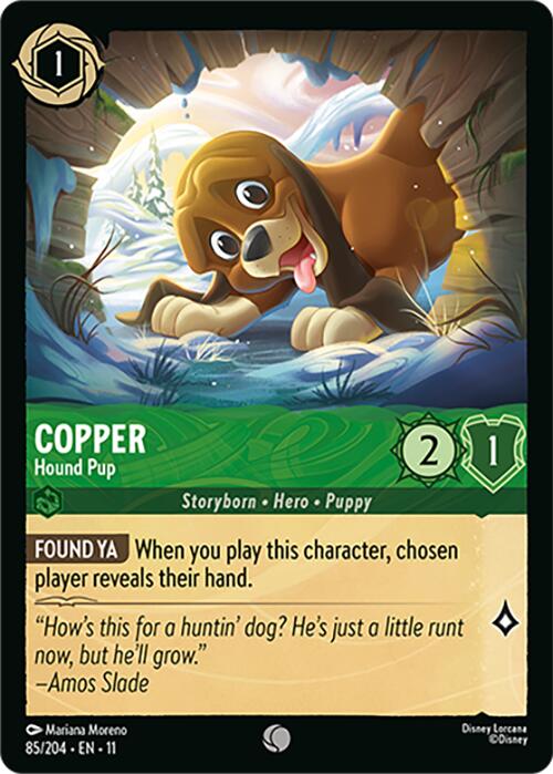 Copper - Hound Pup (85/204) [Winterspell] | Black Swamp Games