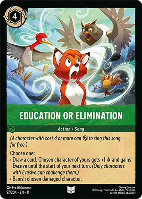 Education or Elimination (97/204) [Winterspell] | Black Swamp Games