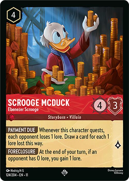 Scrooge McDuck - Ebenezer Scrooge (124/204) [Winterspell] | Black Swamp Games