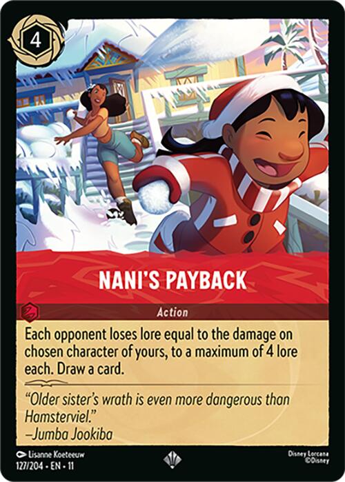 Nani's Payback (127/204) [Winterspell] | Black Swamp Games