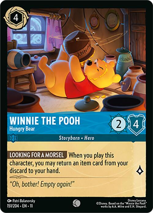 Winnie the Pooh - Hungry Bear (151/204) [Winterspell] | Black Swamp Games
