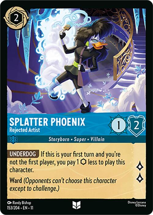 Splatter Phoenix - Rejected Artist (153/204) [Winterspell] | Black Swamp Games