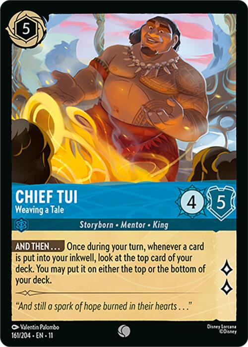 Chief Tui - Weaving a Tale (161/204) [Winterspell] | Black Swamp Games