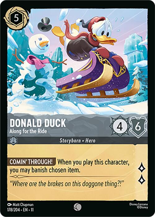 Donald Duck - Along for the Ride (178/204) [Winterspell] | Black Swamp Games