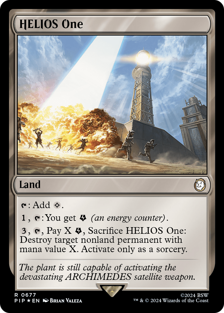HELIOS One (Surge Foil) [Fallout] | Black Swamp Games
