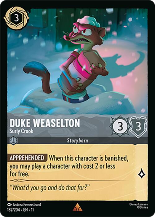 Duke Weaselton - Surly Crook (182/204) [Winterspell] | Black Swamp Games