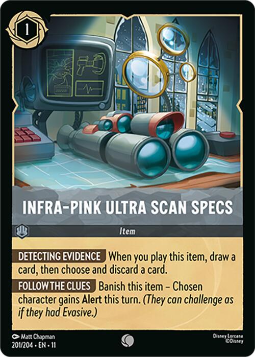 Infra-Pink Ultra Scan Specs (201/204) [Winterspell] | Black Swamp Games