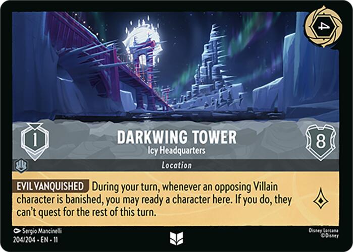 Darkwing Tower - Icy Headquarters (204/204) [Winterspell] | Black Swamp Games