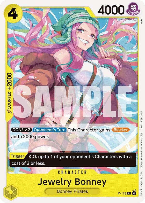Jewelry Bonney (Heroines Battle Pack) [One Piece Promotion Cards] | Black Swamp Games