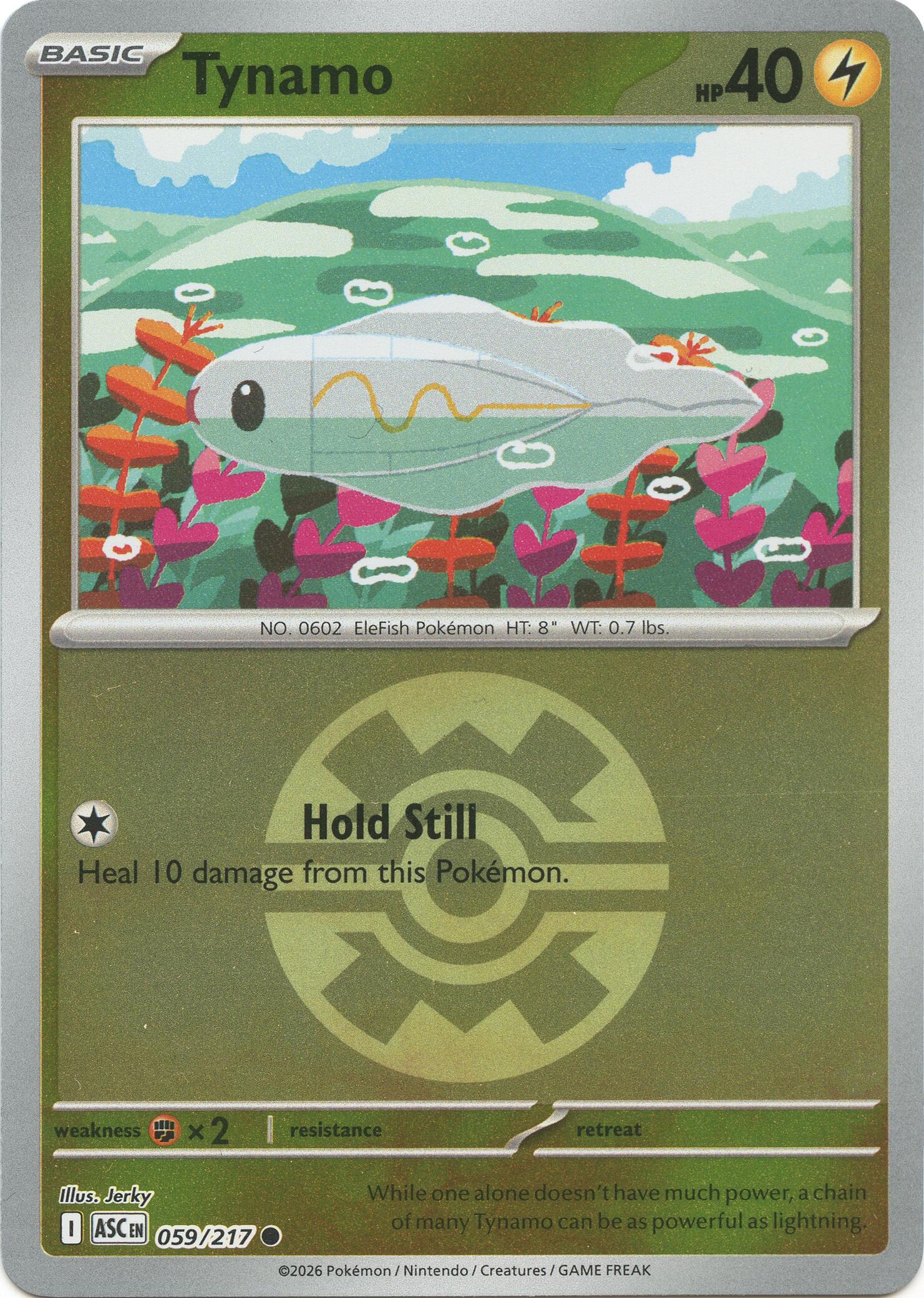 Tynamo (059/217) (Quick Ball) [Mega Evolution: Ascended Heroes] | Black Swamp Games