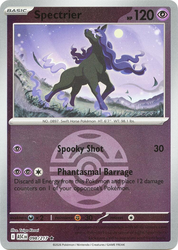 Spectrier (098/217) (Dusk Ball) [Mega Evolution: Ascended Heroes] | Black Swamp Games
