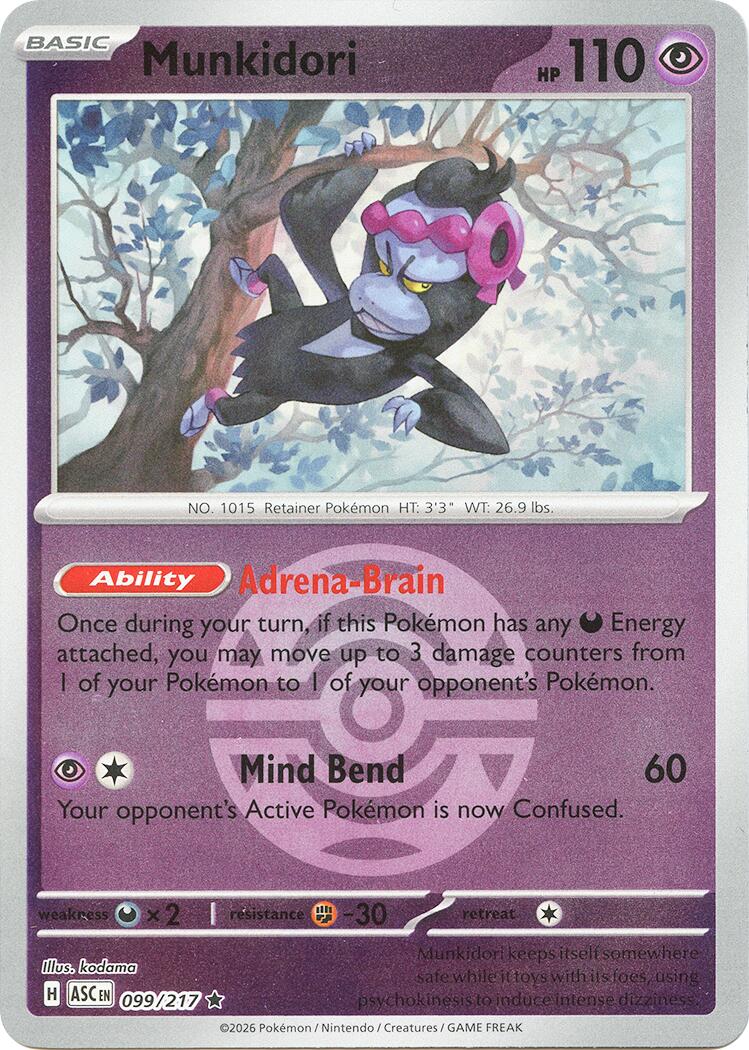 Munkidori (099/217) (Dusk Ball) [Mega Evolution: Ascended Heroes] | Black Swamp Games