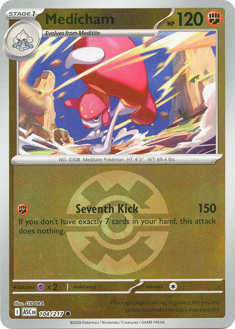 Medicham (104/217) (Quick Ball) [Mega Evolution: Ascended Heroes] | Black Swamp Games