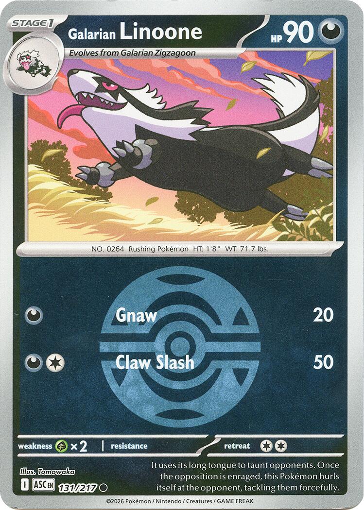 Galarian Linoone (131/217) (Dusk Ball) [Mega Evolution: Ascended Heroes] | Black Swamp Games