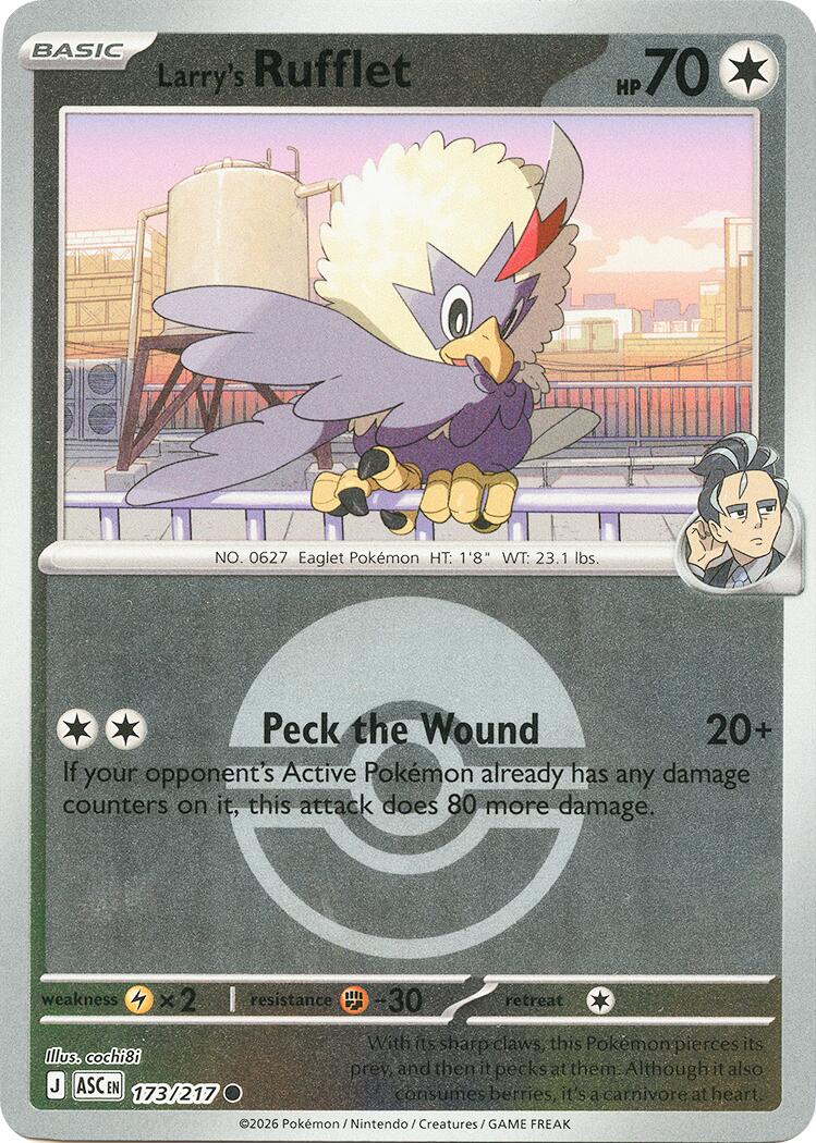 Larry's Rufflet (173/217) (Poke Ball) [Mega Evolution: Ascended Heroes] | Black Swamp Games
