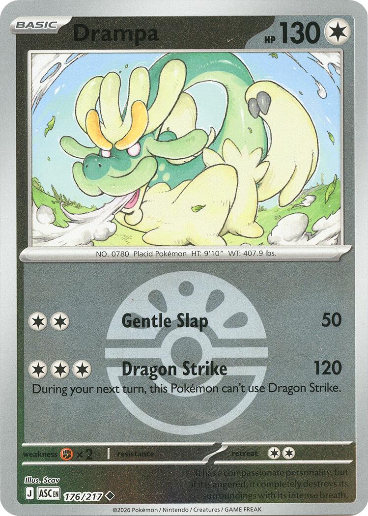 Drampa (176/217) (Friend Ball) [Mega Evolution: Ascended Heroes] | Black Swamp Games