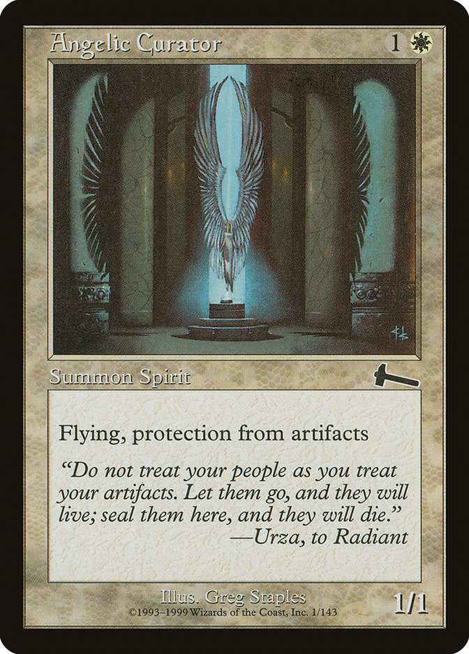 Angelic Curator [Urza's Legacy] | Black Swamp Games