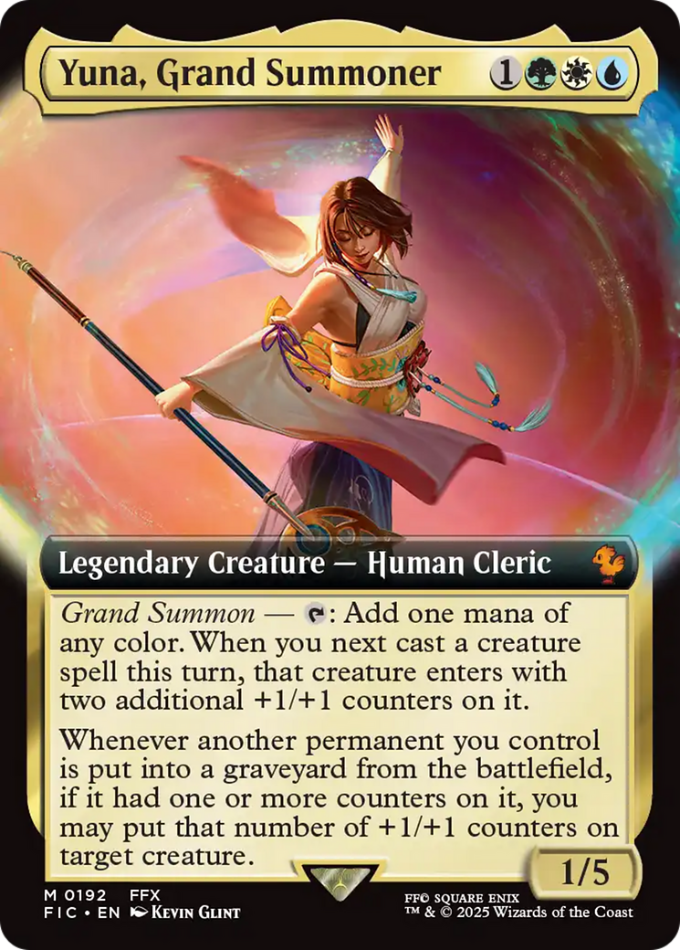 Yuna, Grand Summoner (Extended Art) [FINAL FANTASY Commander] | Black Swamp Games