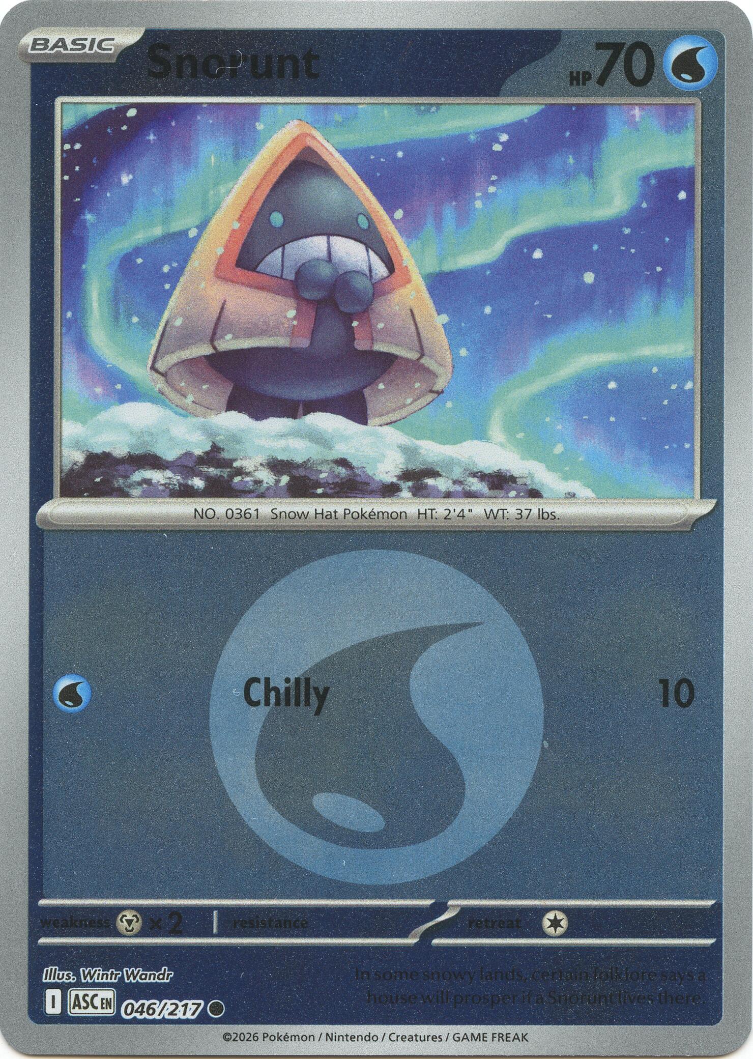 Snorunt (046/217) (Energy Symbol Pattern) [Mega Evolution: Ascended Heroes] | Black Swamp Games
