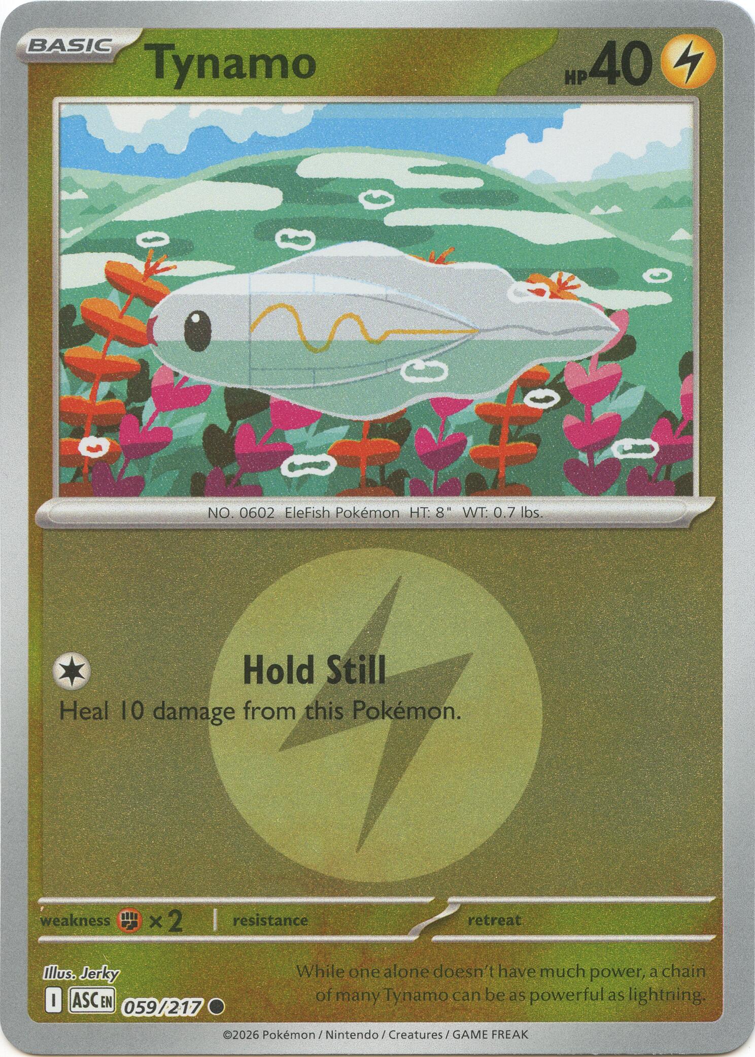 Tynamo (059/217) (Energy Symbol Pattern) [Mega Evolution: Ascended Heroes] | Black Swamp Games
