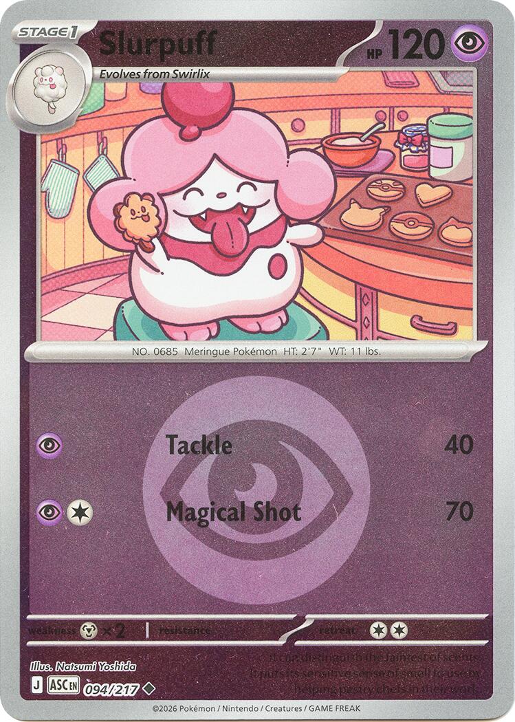 Slurpuff (094/217) (Energy Symbol Pattern) [Mega Evolution: Ascended Heroes] | Black Swamp Games