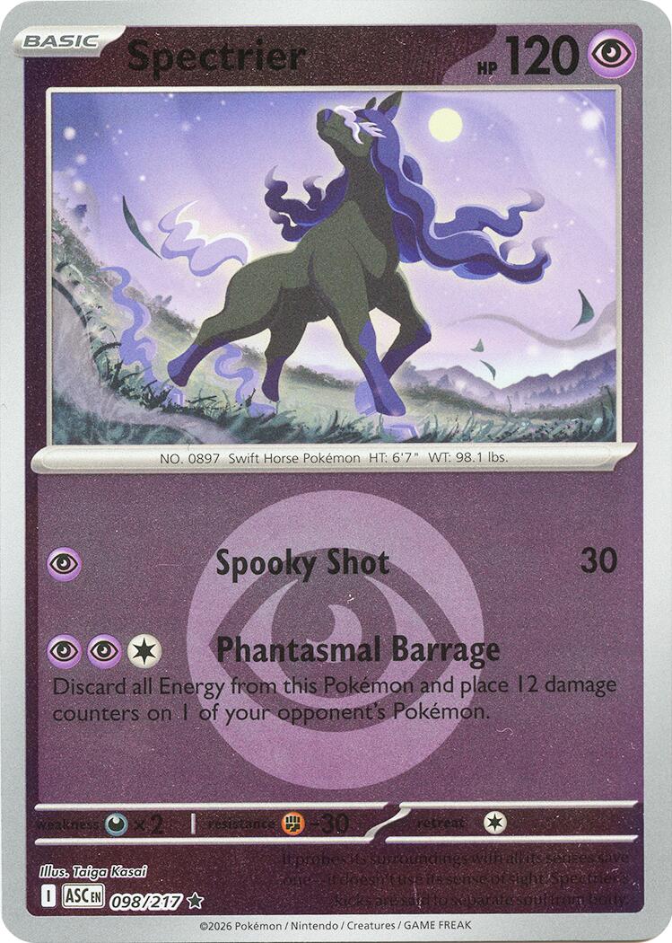 Spectrier (098/217) (Energy Symbol Pattern) [Mega Evolution: Ascended Heroes] | Black Swamp Games