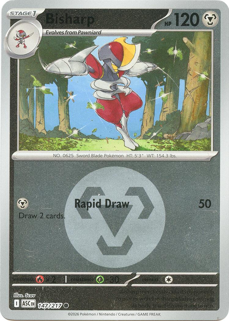 Bisharp (147/217) (Energy Symbol Pattern) [Mega Evolution: Ascended Heroes] | Black Swamp Games