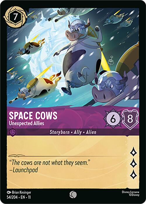 Space Cows - Unexpected Allies (54/204) [Winterspell] | Black Swamp Games