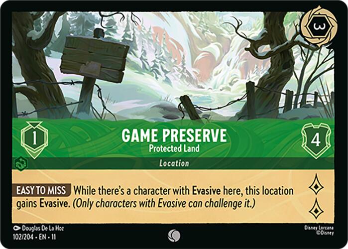 Game Preserve - Protected Land (102/204) [Winterspell] | Black Swamp Games