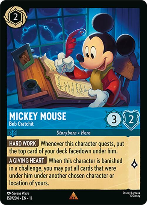 Mickey Mouse - Bob Cratchit (159/204) [Winterspell] | Black Swamp Games