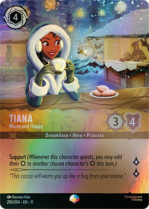 Tiana - Warm and Happy (Epic) (205/204) [Winterspell] | Black Swamp Games