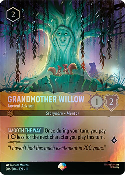 Grandmother Willow - Ancient Advisor (Epic) (206/204) [Winterspell] | Black Swamp Games