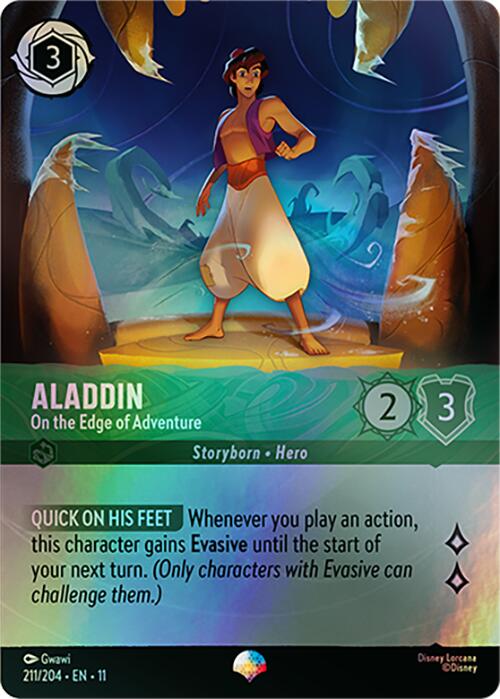 Aladdin - On the Edge of Adventure (Epic) (211/204) [Winterspell] | Black Swamp Games
