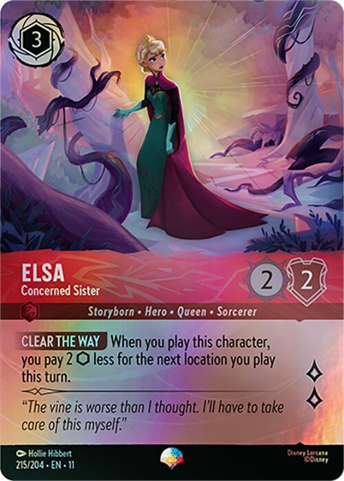 Elsa - Concerned Sister (Epic) (215/204) [Winterspell] | Black Swamp Games