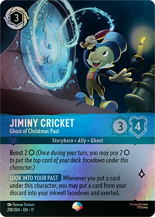 Jiminy Cricket - Ghost of Christmas Past (Epic) (218/204) [Winterspell] | Black Swamp Games