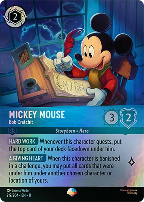 Mickey Mouse - Bob Cratchit (Epic) (219/204) [Winterspell] | Black Swamp Games