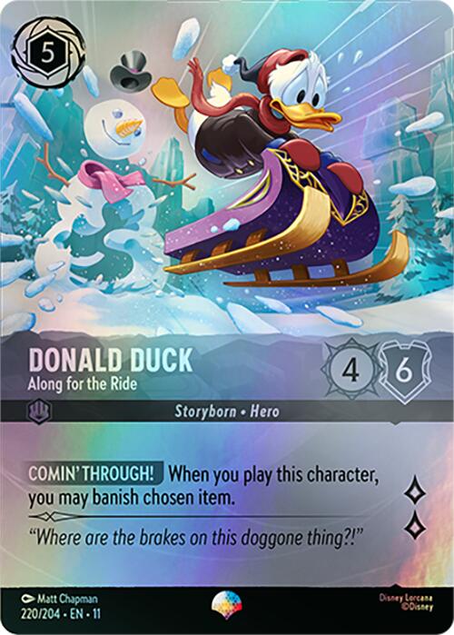 Donald Duck - Along for the Ride (Epic) (220/204) [Winterspell] | Black Swamp Games