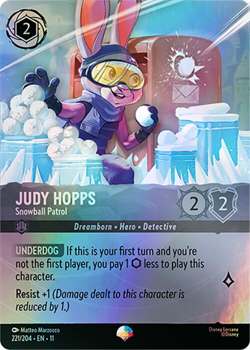 Judy Hopps - Snowball Patrol (Epic) (221/204) [Winterspell] | Black Swamp Games