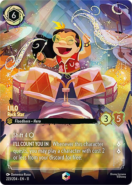 Lilo - Rock Star (Enchanted) (223/204) [Winterspell] | Black Swamp Games