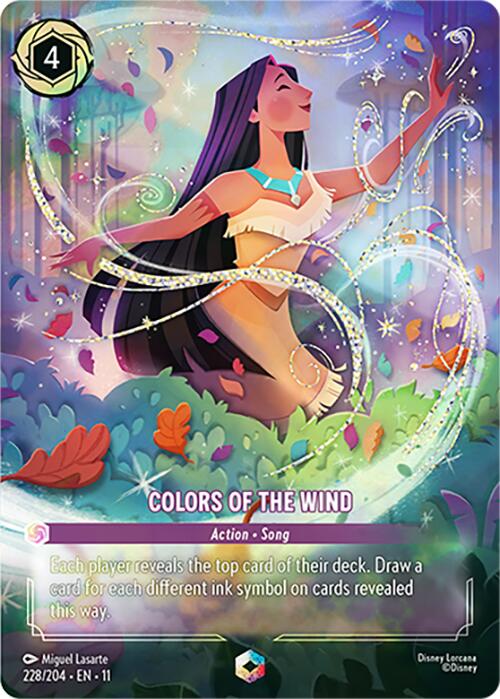 Colors of the Wind (Enchanted) (228/204) [Winterspell] | Black Swamp Games