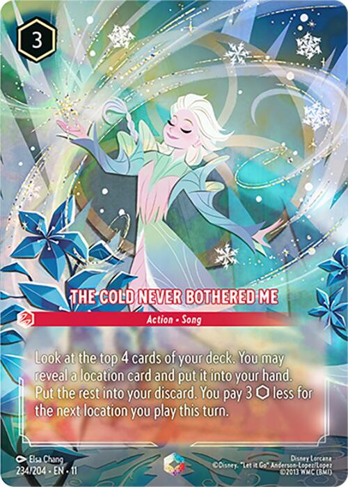 The Cold Never Bothered Me (Enchanted) (234/204) [Winterspell] | Black Swamp Games