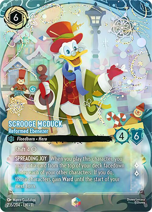 Scrooge McDuck - Reformed Ebenezer (Enchanted) (235/204) [Winterspell] | Black Swamp Games
