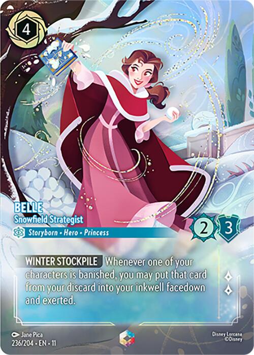 Belle - Snowfield Strategist (Enchanted) (236/204) [Winterspell] | Black Swamp Games