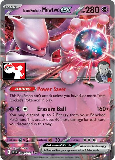 Team Rocket's Mewtwo ex (079/217) [Prize Pack Series Eight] | Black Swamp Games