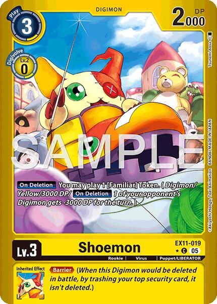 Shoemon [EX11-019] (Limited Foil) [Dawn of Liberator] | Black Swamp Games