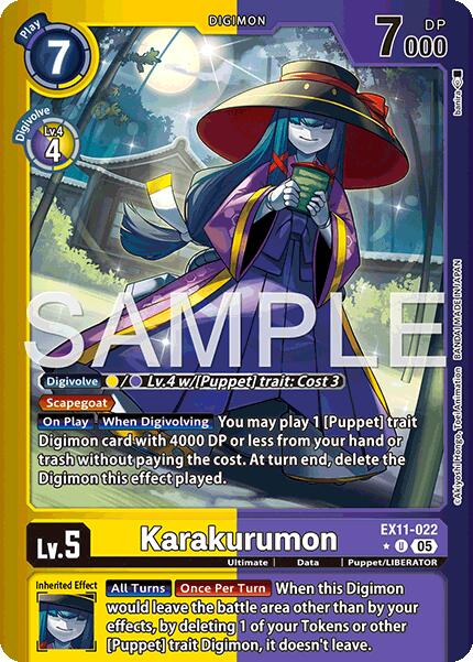 Karakurumon [EX11-022] (Limited Foil) [Dawn of Liberator] | Black Swamp Games