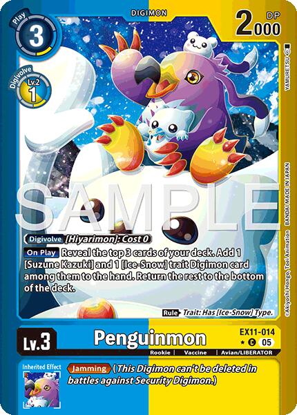 Penguinmon [EX11-014] (Limited Foil) [Dawn of Liberator] | Black Swamp Games
